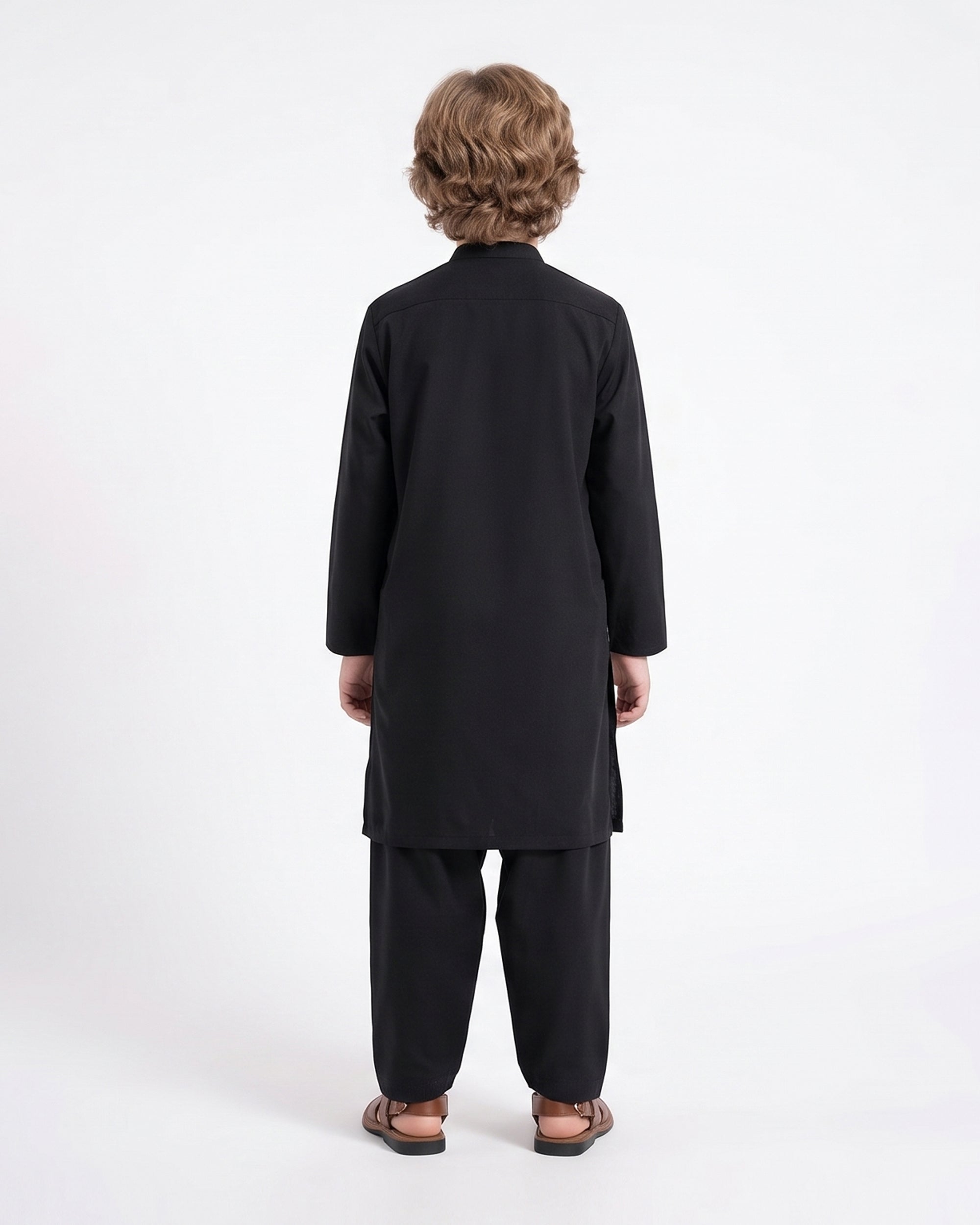 Valuables Boys' Plain Shalwar Kameez