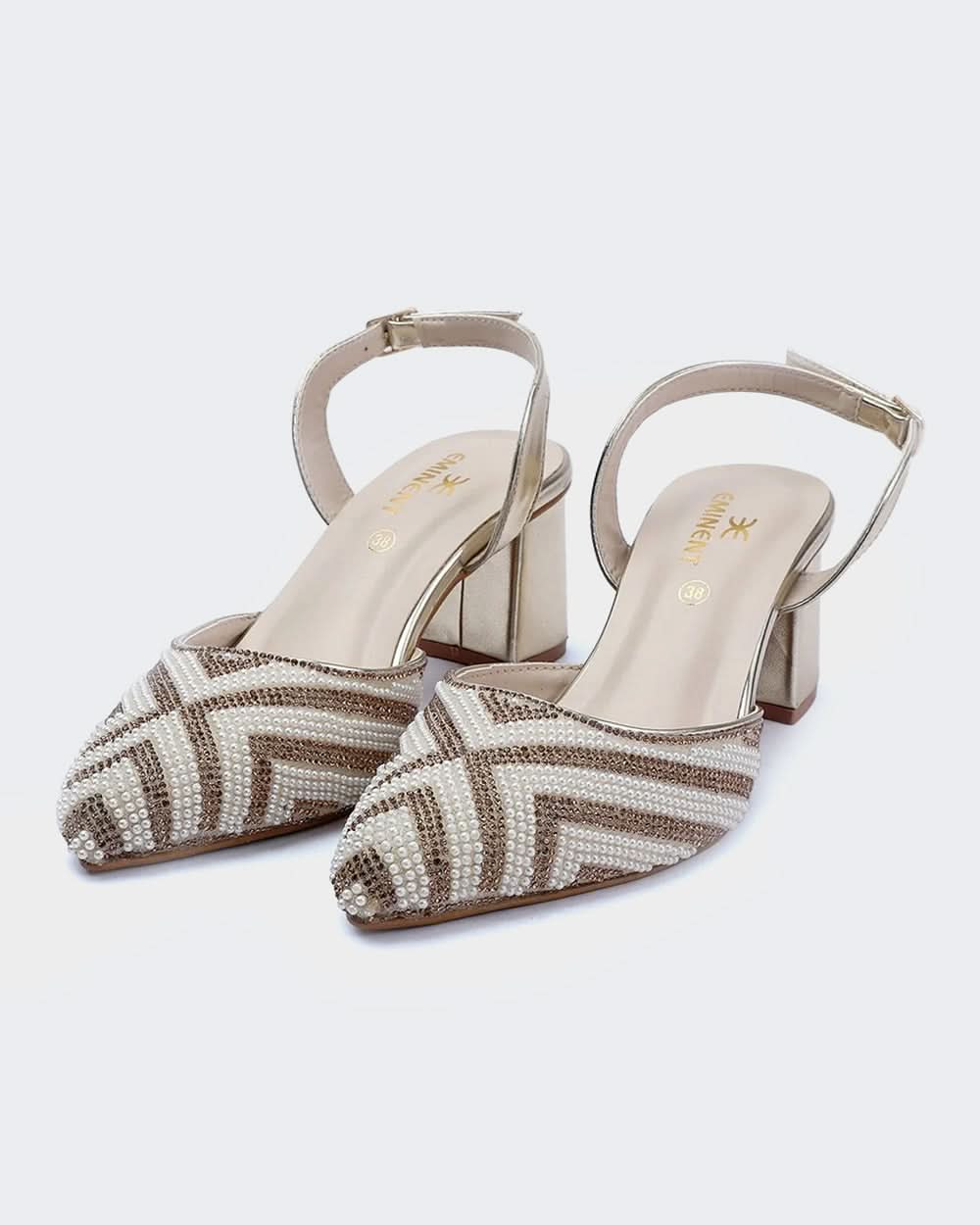 Eminent Women's Heel Backless Sandal, Women Heels, Eminent, Chase Value