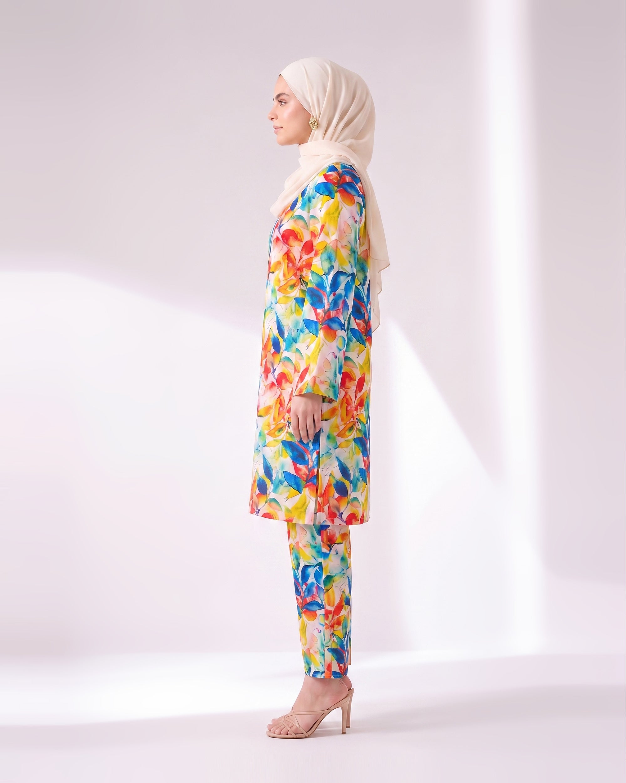 Valuables Women's Printed Unstitched 2 PC Suit