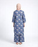 Valuables Women's Slub Printed Suit - 2 Pc