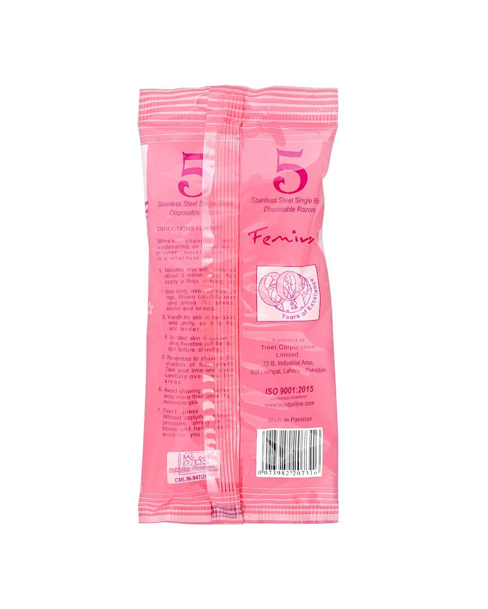 Femina Razor (Pack of 5)