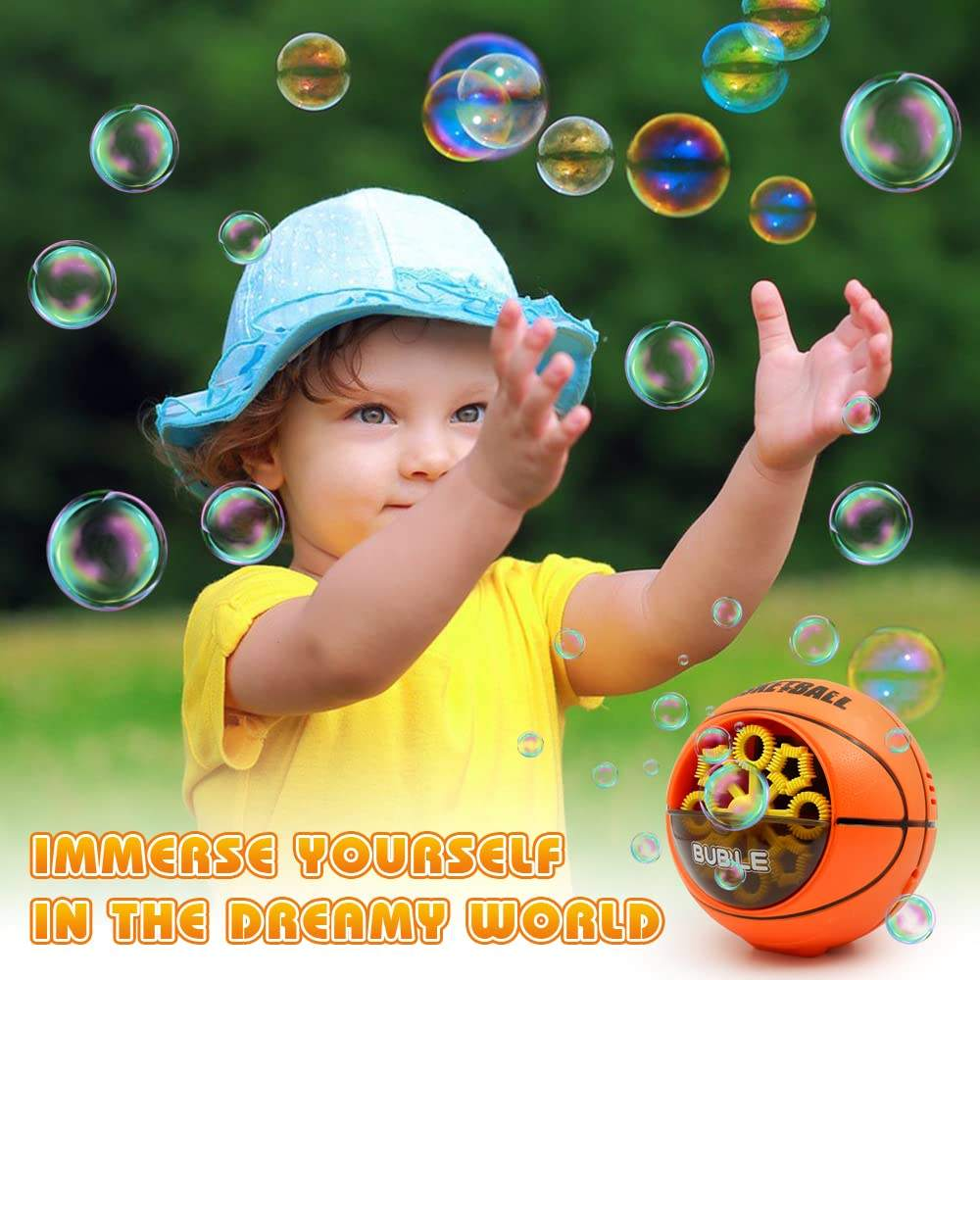 Basketball Bubble Gun 460Ml