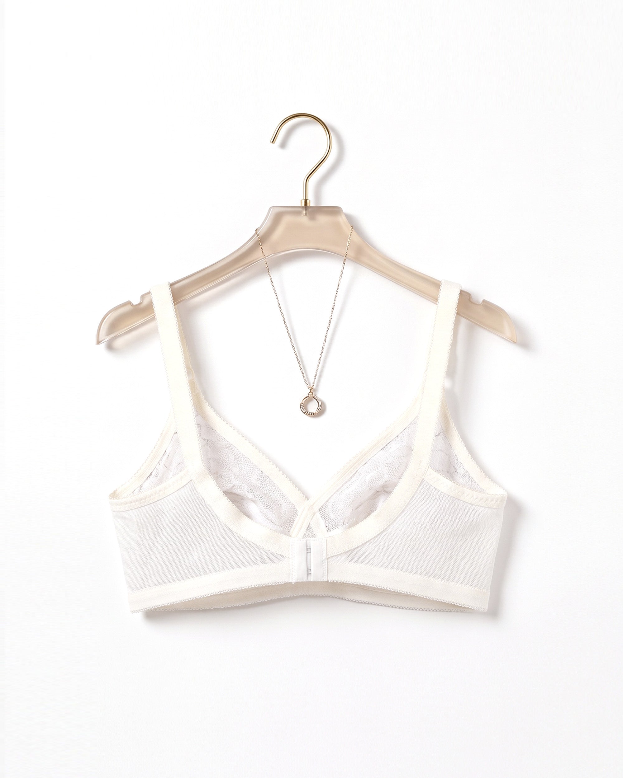 Bebelle - X-Over Trendy, Soft Lace Unpadded Crossover Bra