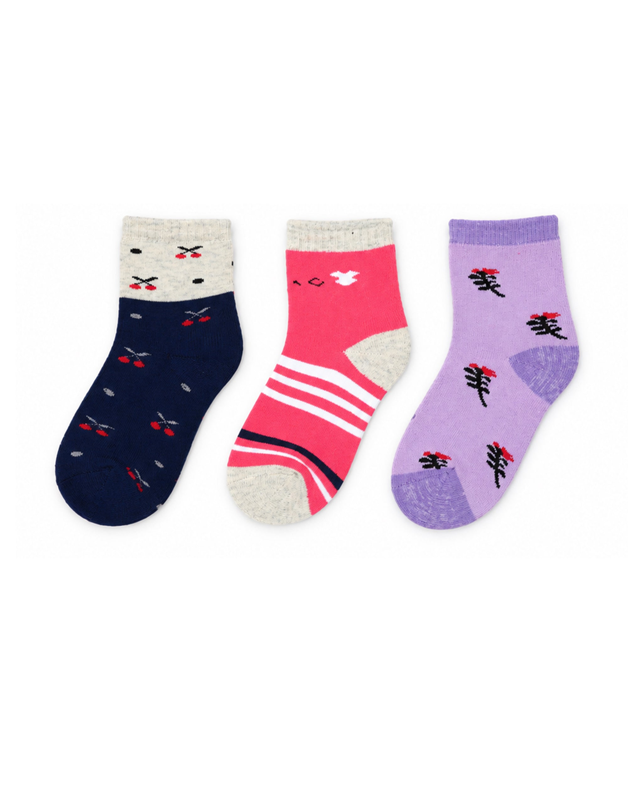 Kids Woolen Socks - 3 Pc