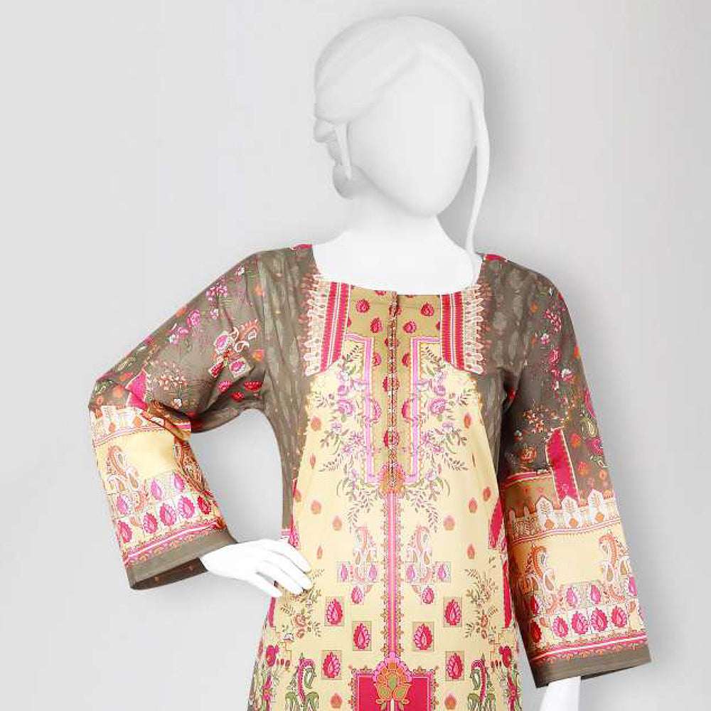 Eminent Digital Printed Unstitched 2Pcs Suit V1 - A, Women, 2Pcs Shalwar Suit, Eminent, Chase Value