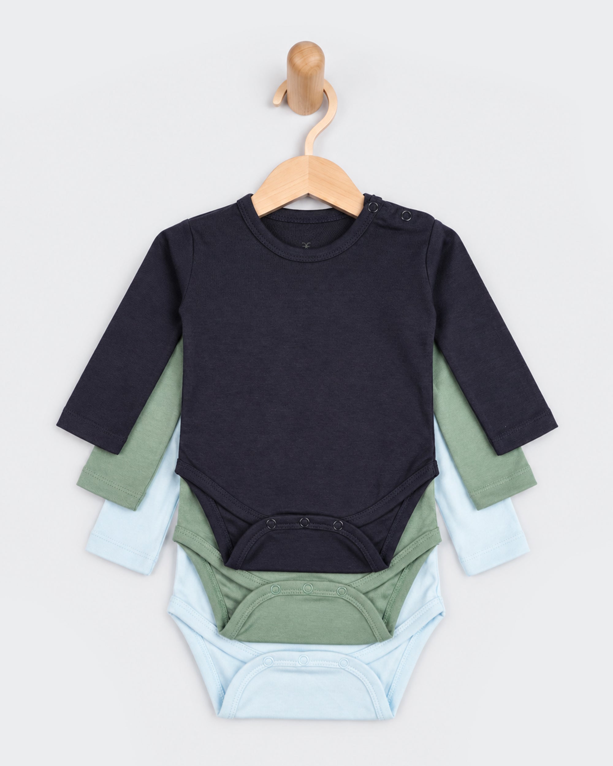Eminent Newborn Boys Knitted Bodysuit - Pack of 3