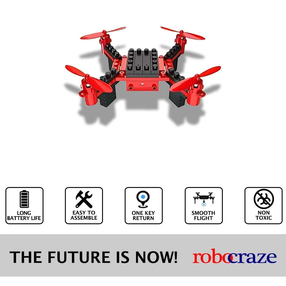Robocraze Heliway 902 Series 6 Axis Quadcopter Kit, Remote Control, Chase Value, Chase Value
