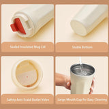 Vaccum Mug S.S 350ml, Thermos & Mug, Chase Value, Chase Value