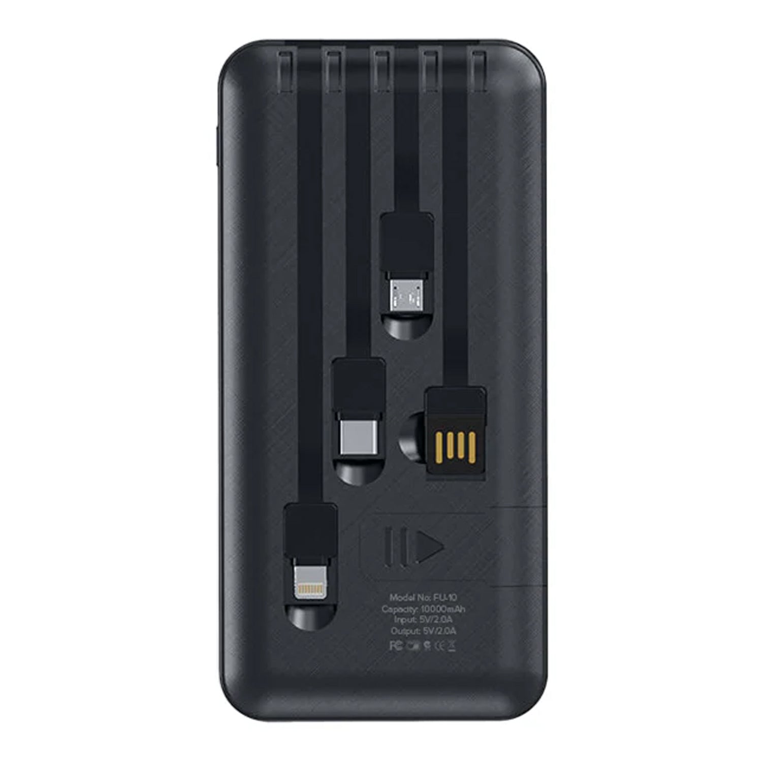 Space FU-10 Fusion Power Bank 10000mAh, Power Bank, Space, Chase Value