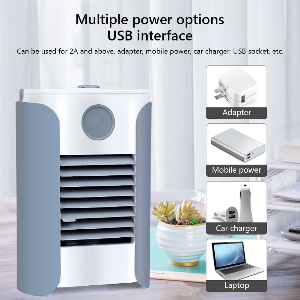 Mini Air Conditioner Cooler USB Charging Portable Air Conditioner Fan, Rechargeable Fan, Chase Value, Chase Value