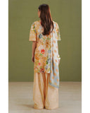 Women's Printed Suit 3-Pc - Inspired by Zara Shah Jahan - 10
