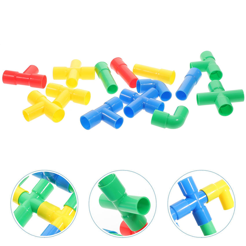 Colorful Creative Pipe Puzzles  - Multi Color