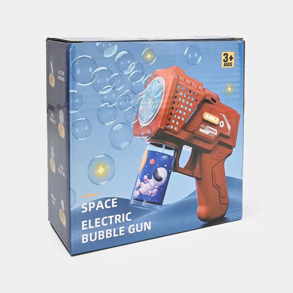 Battery Operated Space Bubble Gun H053 - Blue, Weapon Toys, Chase Value, Chase Value
