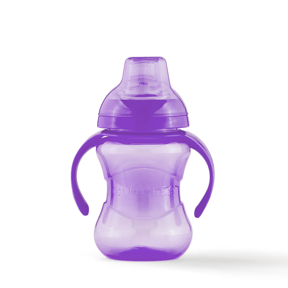Cuddles Training Cup 240ml - Purple, Feeding Supplies, Cuddles, Chase Value