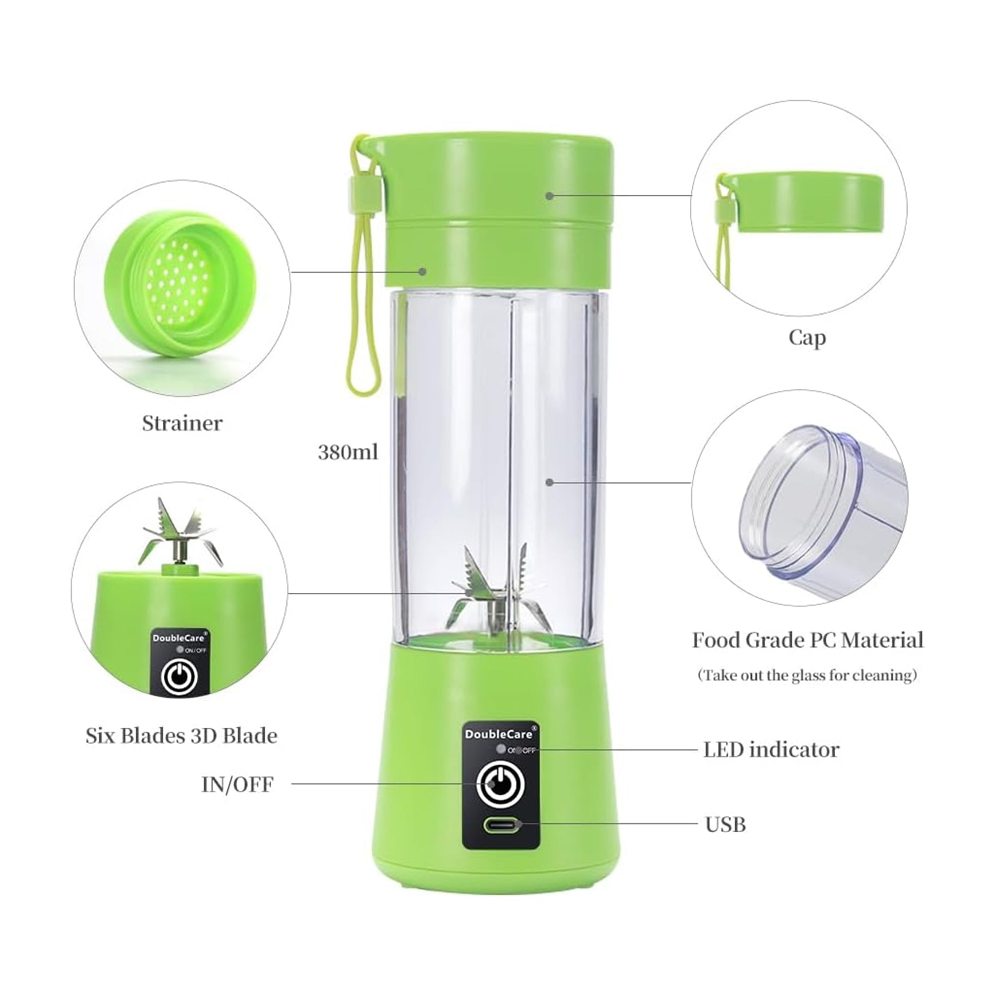 Portable Juicer, Juicer Blender & Mixer, Chase Value, Chase Value