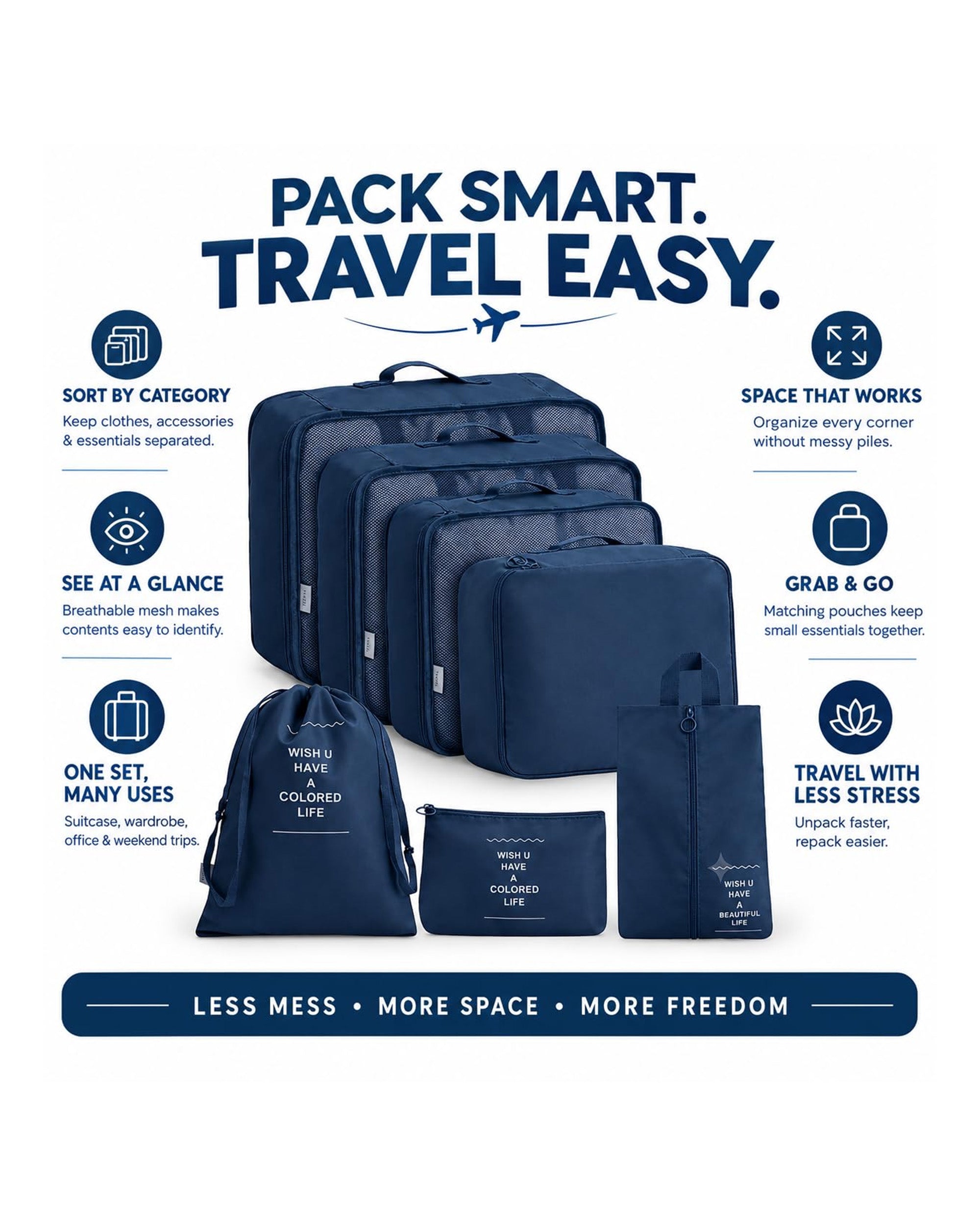 Storage Bag - 7 Pc Set