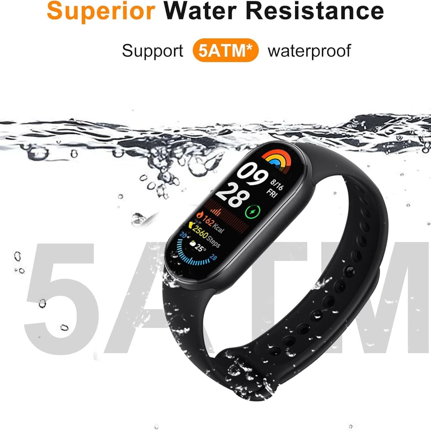 Smart Watch M8 Band - Black, Smart Watches, Chase Value, Chase Value