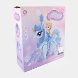 Musical Toys for Kids Princess with Walking Unicorn Light and Sound - Pink, Dolls & House, Chase Value, Chase Value