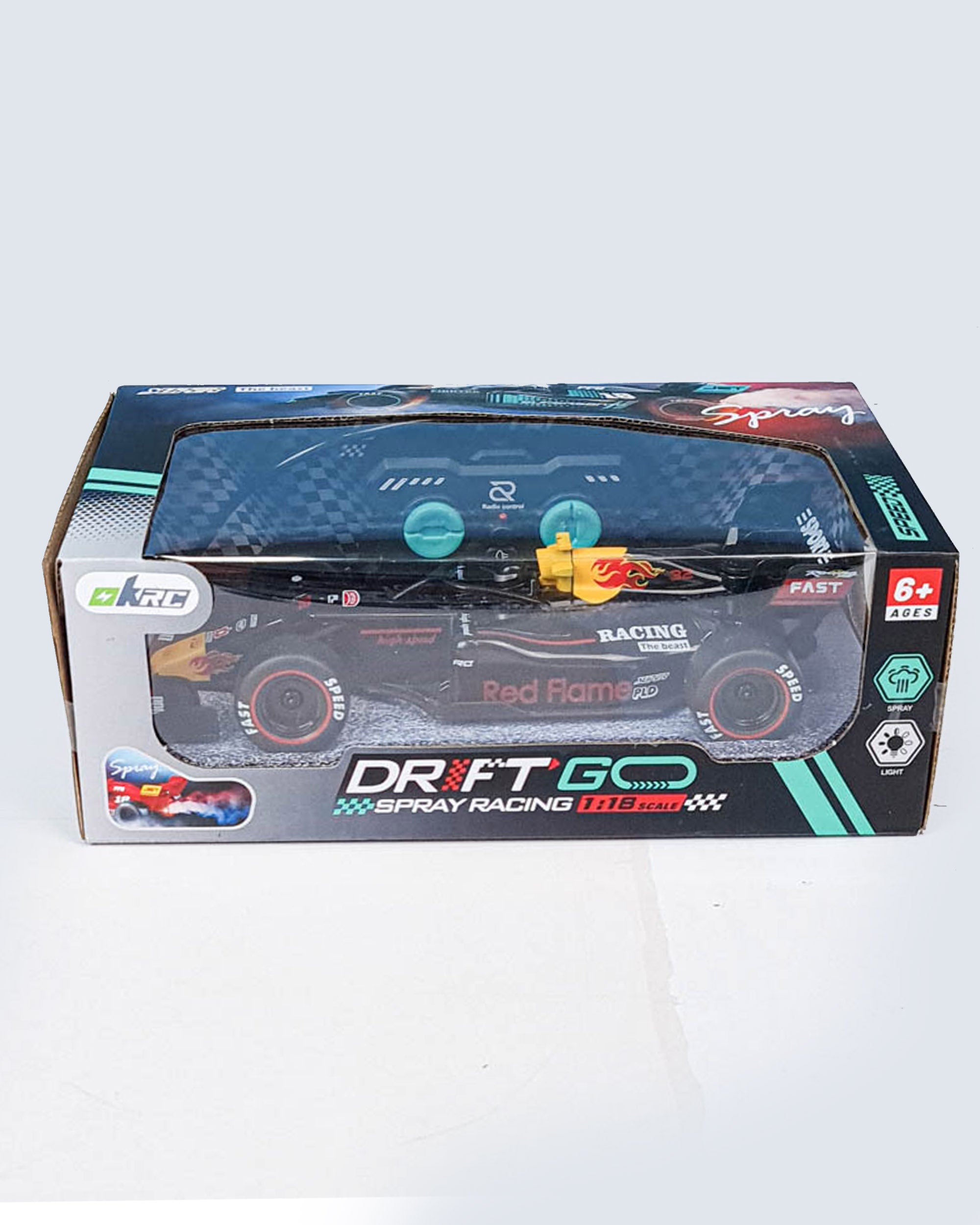 Remote Control Drift Car with Smoke - 1:18