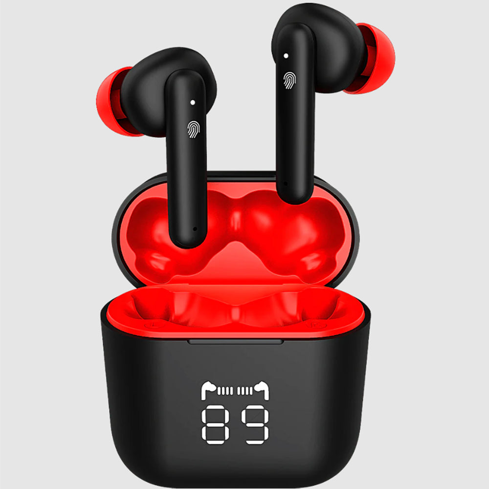 Audionic Airbud 590  - Black & Red, Airbuds, Audionic, Chase Value