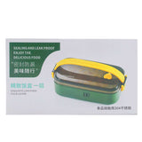 Lunch Box with Spoon & Chopsticks – One-Compartment Meal Box for Daily Use, Tiffin Boxes & Bottles, Chase Value, Chase Value