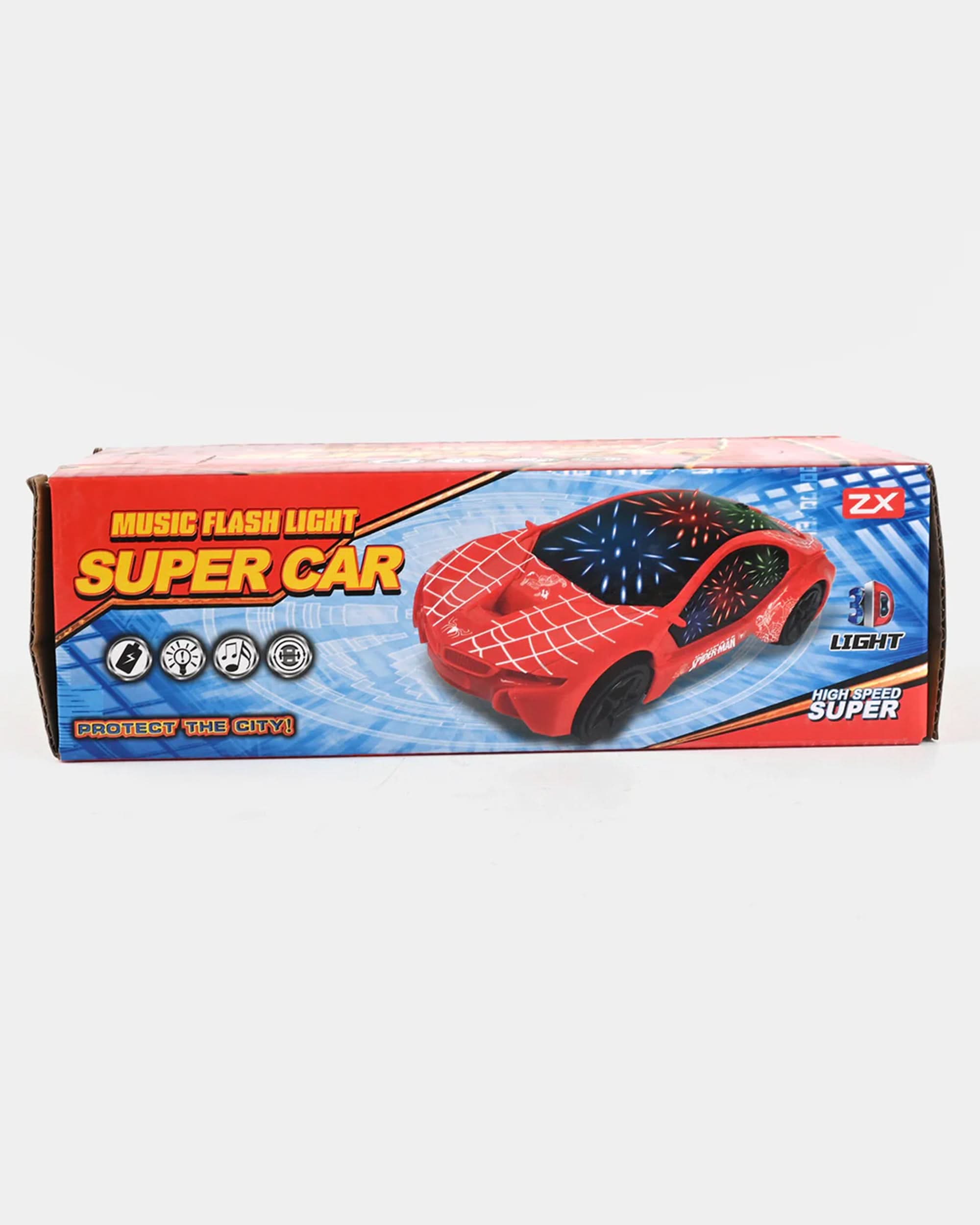Battery Operated CAR With 3D LIGHT & MUSIC, Musical Toys, Chase Value, Chase Value