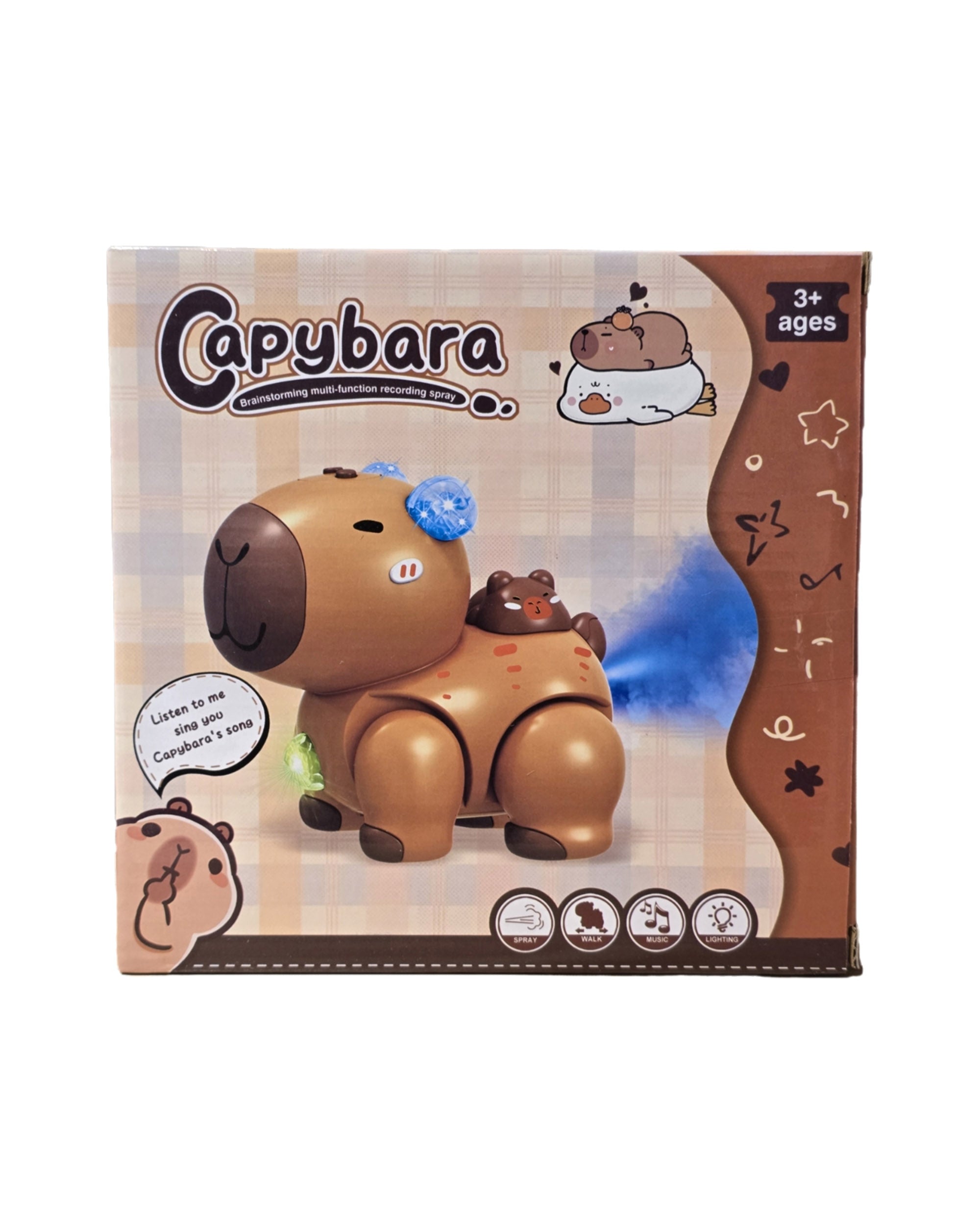 Battery Operated Capybara Toy with Light