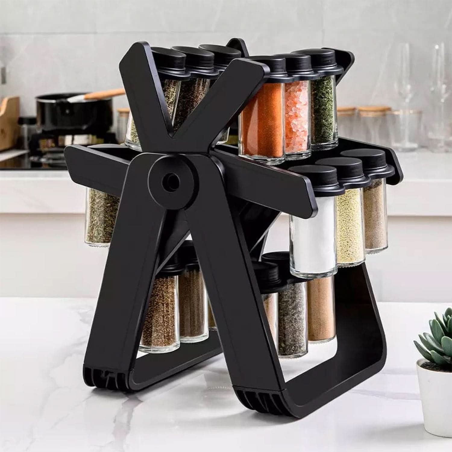18 Jar Rotating Spice Rack, Spice Boxes, Chase Value, Chase Value