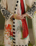 Women's Printed Suit 3-Pc - Inspired by Zara Shah Jahan - 3