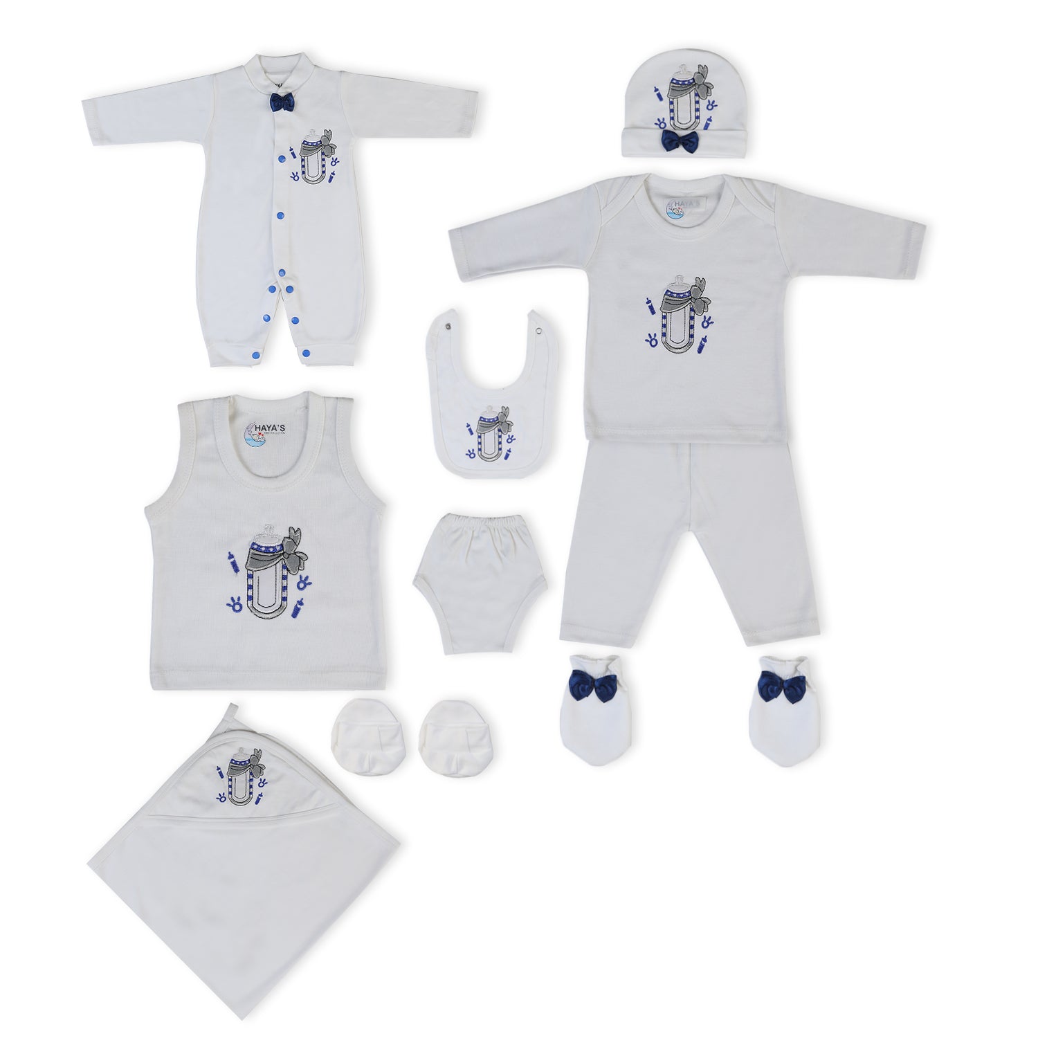 Newborn 10Pcs Gift Set Feeder, Newborn Gift Set, Chase Value, Chase Value