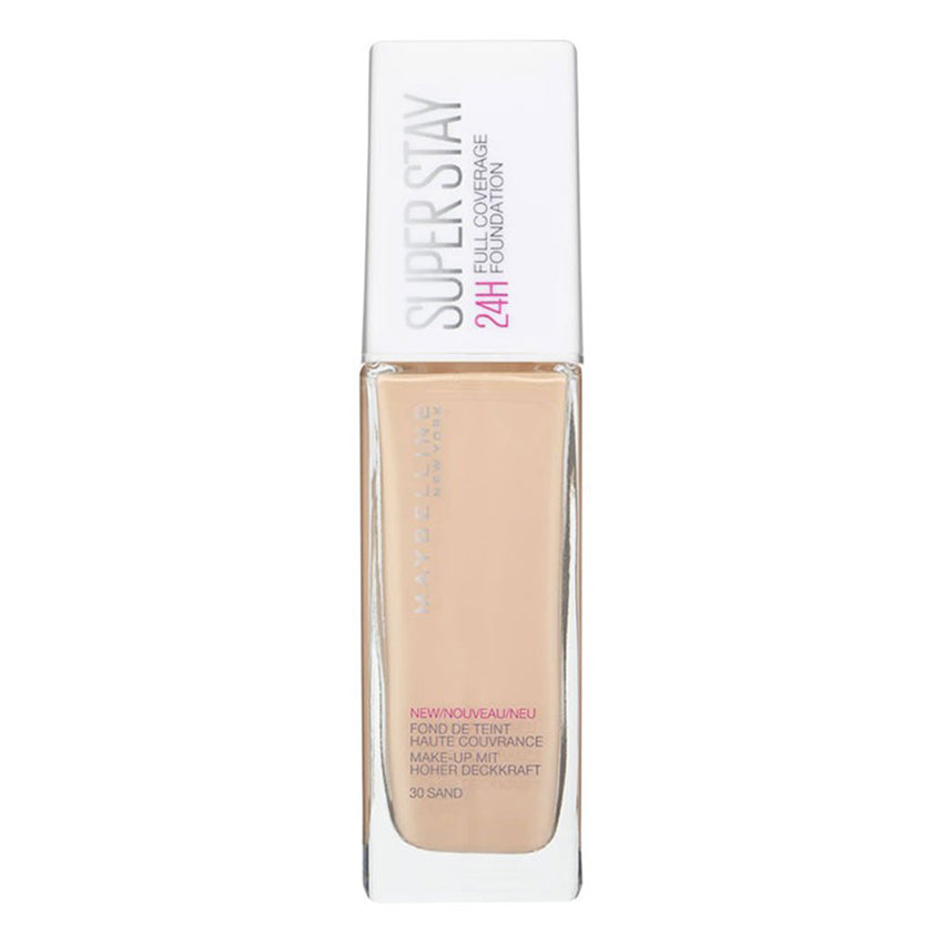 Maybelline Superstay 24H Full Coverage Liquid Foundation -  30 Sand, Foundation, Maybelline, Chase Value