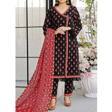 Vs Aiza & Momina Printed Lawn Unstitched 3Pcs Suit V-2 - 310, Women, 3Pcs Shalwar Suit, VS Textile, Chase Value