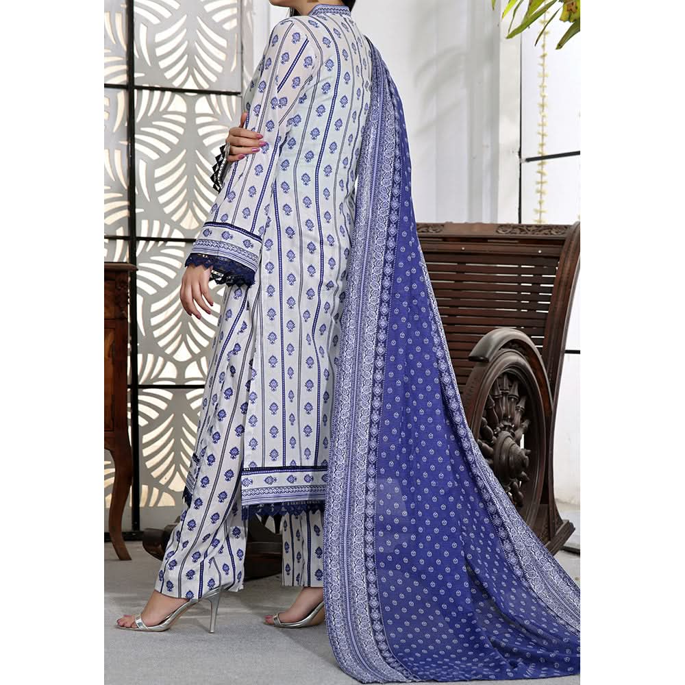 Vs Aiza & Momina Printed Lawn Unstitched 3Pcs Suit V-2 - 311, Women, 3Pcs Shalwar Suit, VS Textile, Chase Value