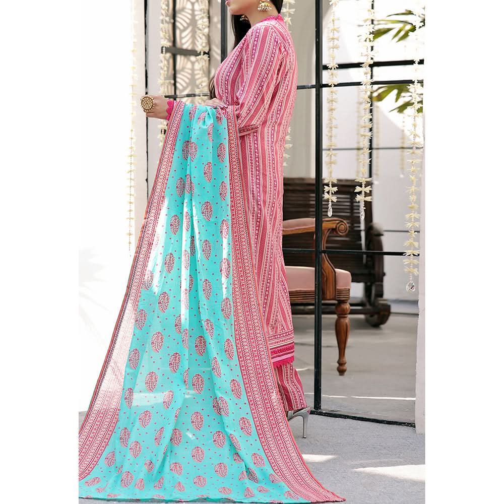 Vs Aiza & Momina Printed Lawn Unstitched 3Pcs Suit V-2 - 314, Women, 3Pcs Shalwar Suit, VS Textile, Chase Value