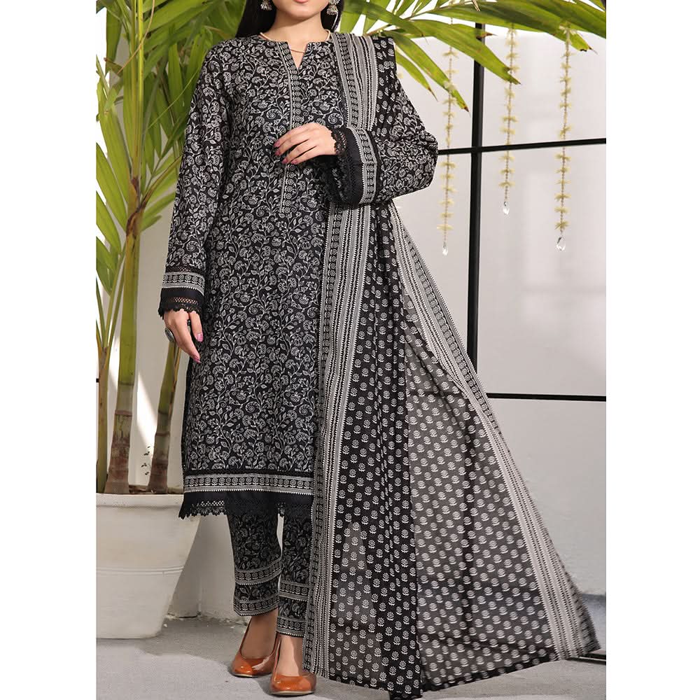 Vs Aiza & Momina Printed Lawn Unstitched 3Pcs Suit V-2 - 317, Women, 3Pcs Shalwar Suit, VS Textile, Chase Value