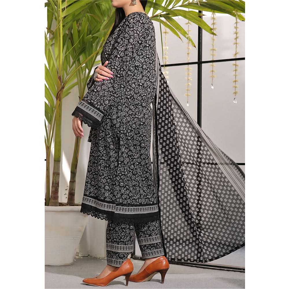 Vs Aiza & Momina Printed Lawn Unstitched 3Pcs Suit V-2 - 317, Women, 3Pcs Shalwar Suit, VS Textile, Chase Value