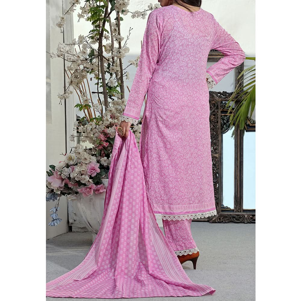 Vs Aiza & Momina Printed Lawn Unstitched 3Pcs Suit V-2 - 319, Women, 3Pcs Shalwar Suit, VS Textile, Chase Value