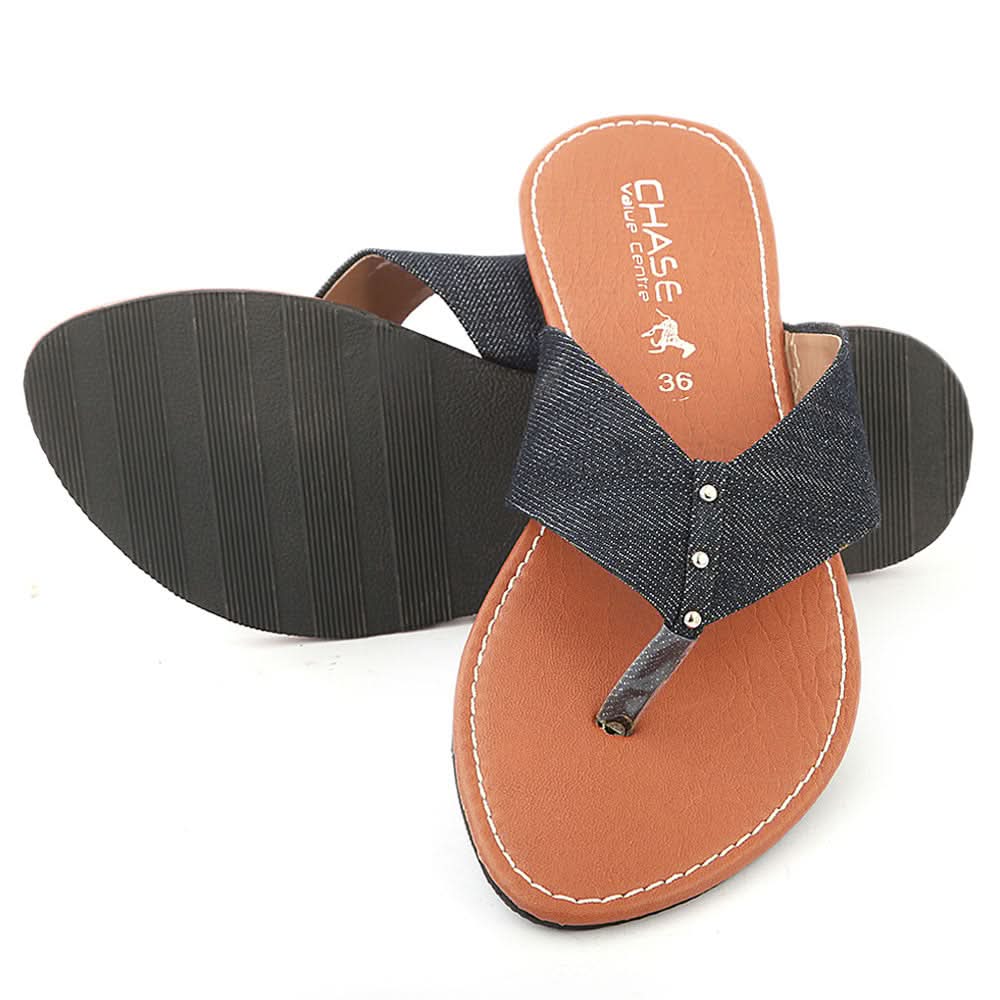 Women's Slipper (333) - Dark Blue, Women, Slippers, Chase Value, Chase Value
