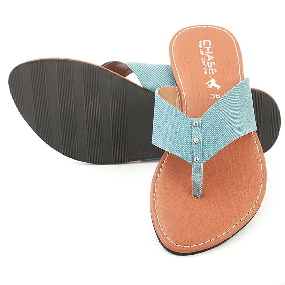 Women's Slipper (333) - Light Blue, Women, Slippers, Chase Value, Chase Value