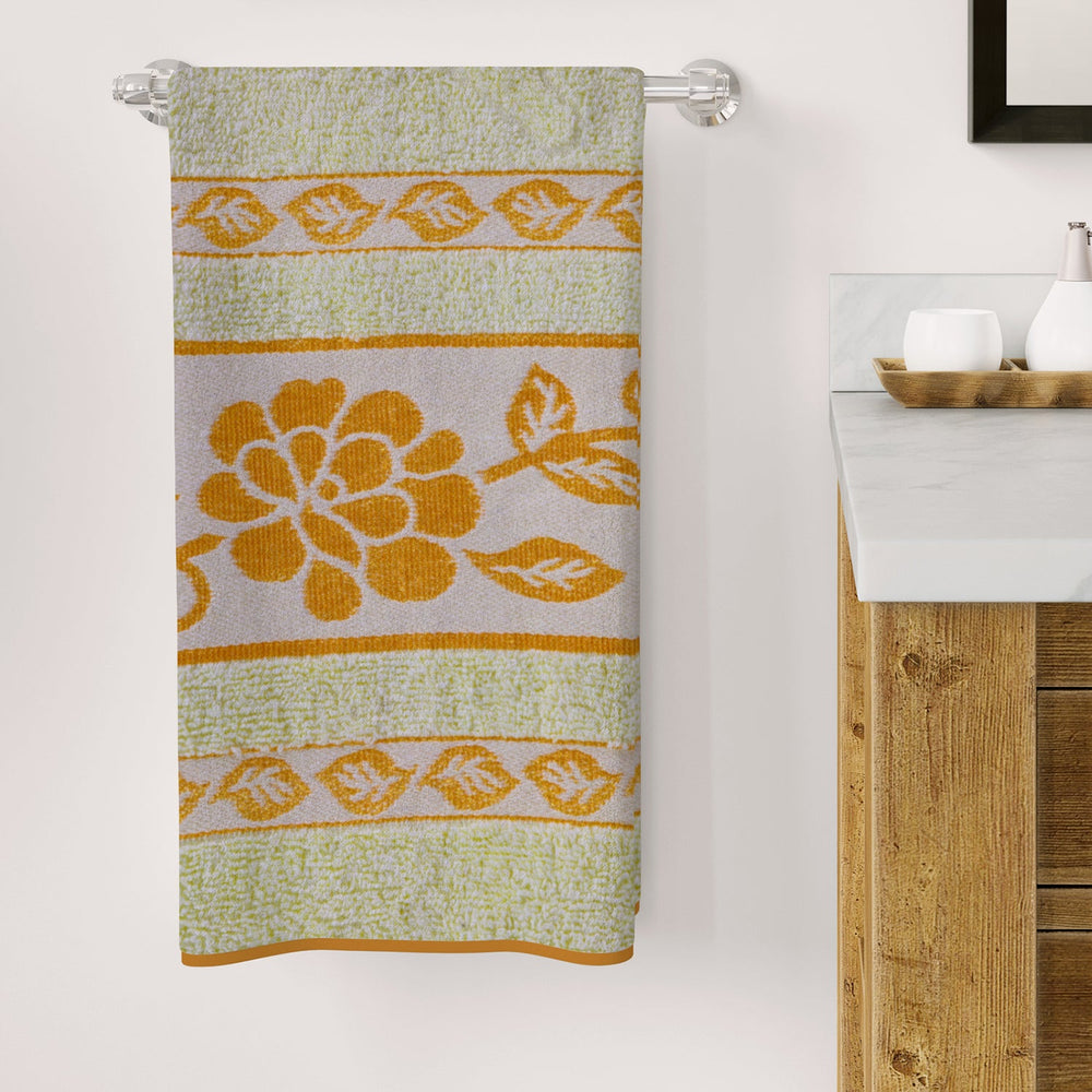 Bath Towel Rose Border - Off White, Bath Towels, Chase Value, Chase Value