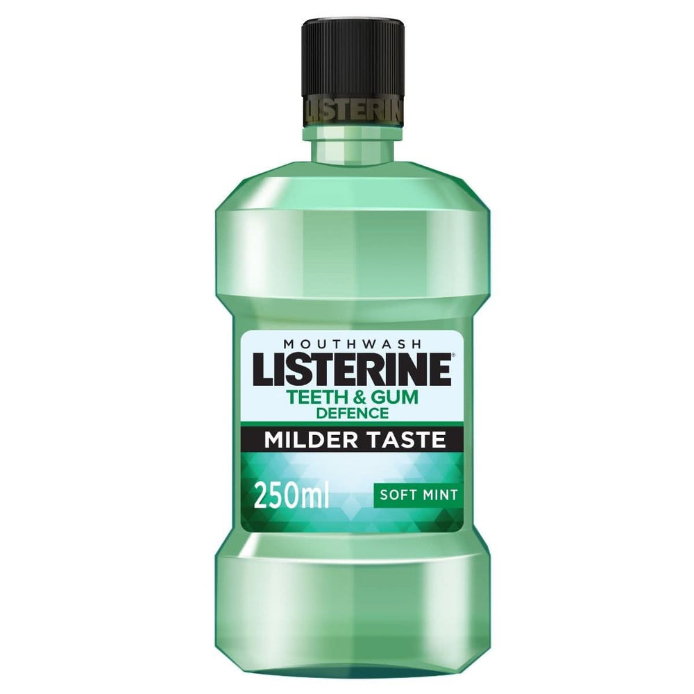 Listerine Teeth & Gum Defence Soft Mint Mouthwash, 250ml, Oral Care, Listerine, Chase Value