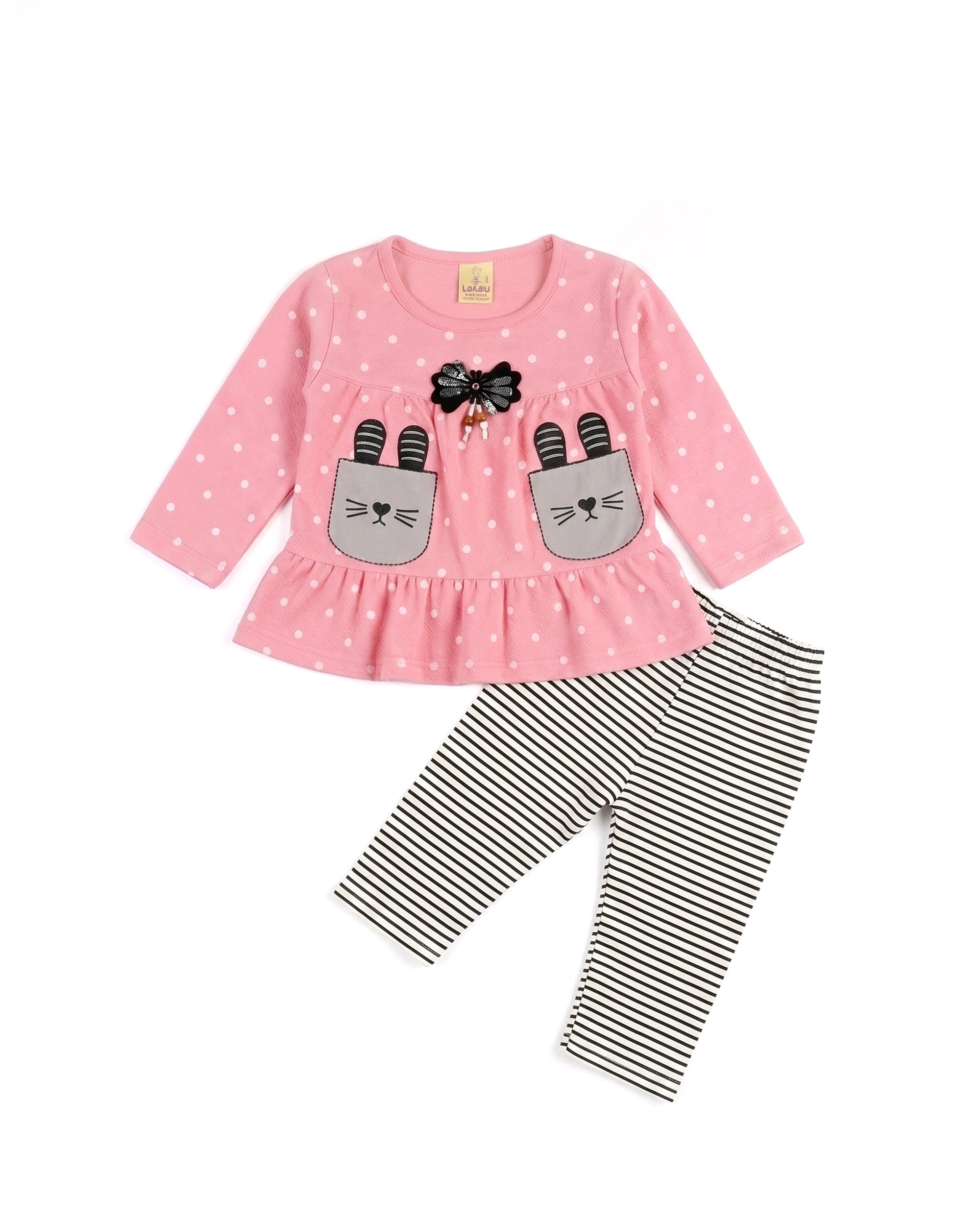 Newborn Girls Full Sleeves Suit