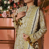 Aiza & Momina Digital Printed Chikankari Embroidered Unstitched 3Pcs Suit - 36, Women, 3Pcs Shalwar Suit, VS Textile, Chase Value