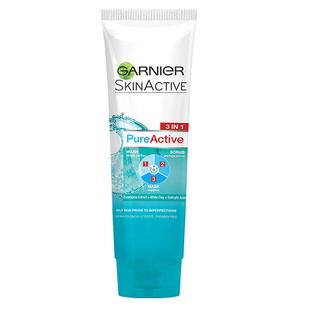 Garnier Pure Active 3in1, Facial Masks, Garnier, Chase Value