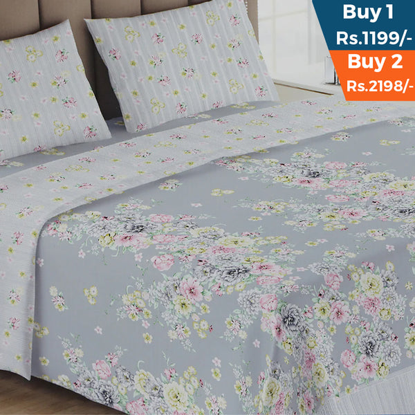 Printed Double Bed Sheet - AA15, Double Size Bed Sheet, Chase Value, Chase Value