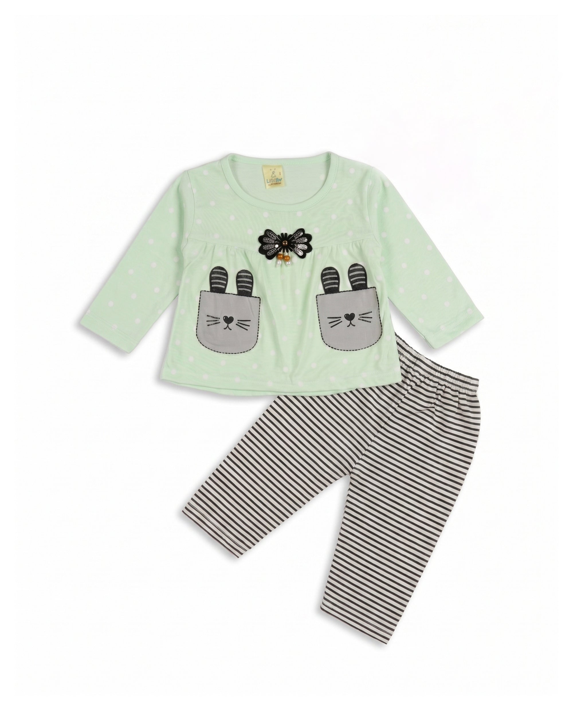 Newborn Girls Full Sleeves Suit