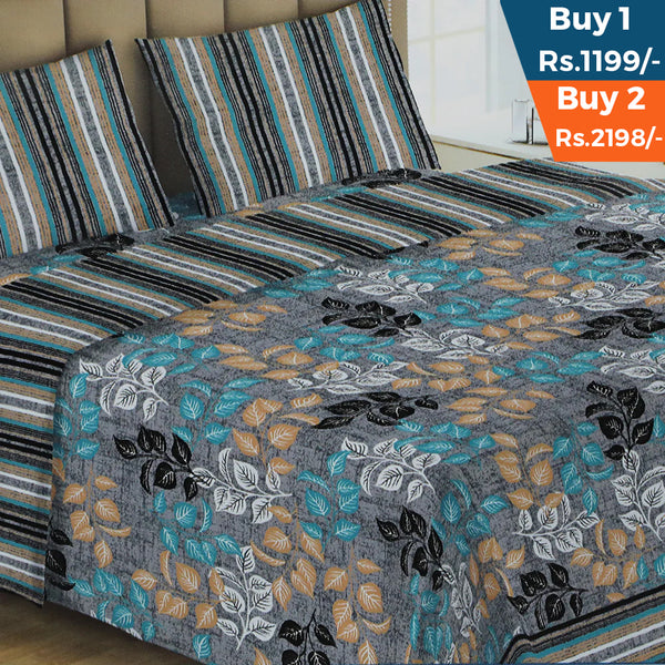 Printed Double Bed Sheet - AA10