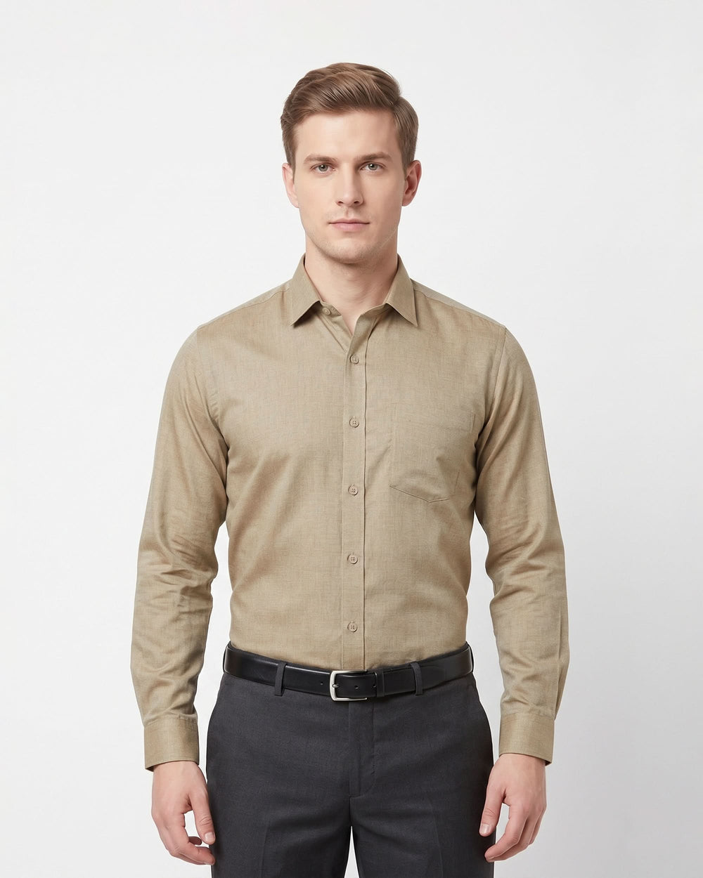 Eminent Men's Tailored Fit Formal Shirt Chambray, Men's Shirts, Eminent, Chase Value