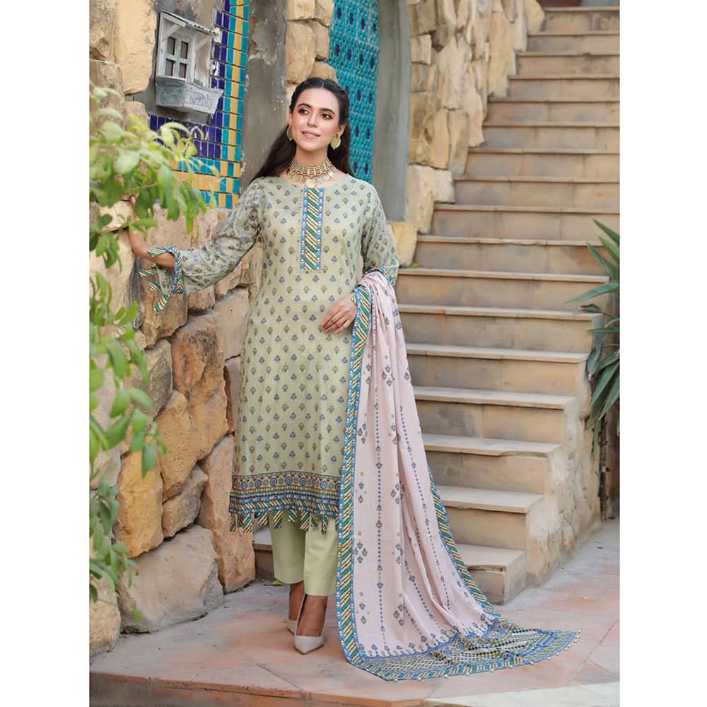 Schick Dr Print Lawn Unstitched 3Pcs Suit - 3, Women, 3Pcs Shalwar Suit, Mi Creation, Chase Value