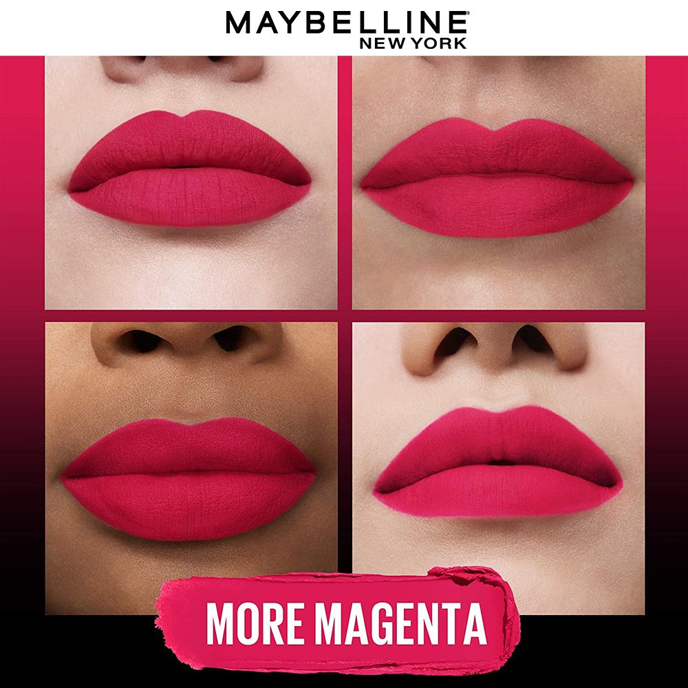 Maybelline New York Color Sensational Ultimate Matte Lipstick, 399 More Magenta, Lipstick, Maybelline, Chase Value